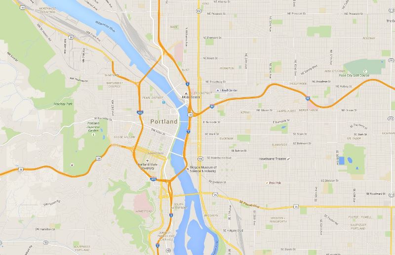 portland oregon map 10 Things You Need To Know About Portland