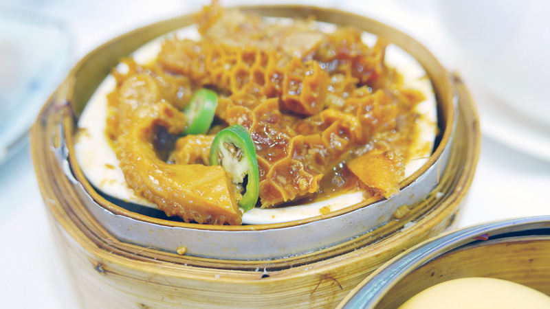 Steamed Marinated Beef Tripe