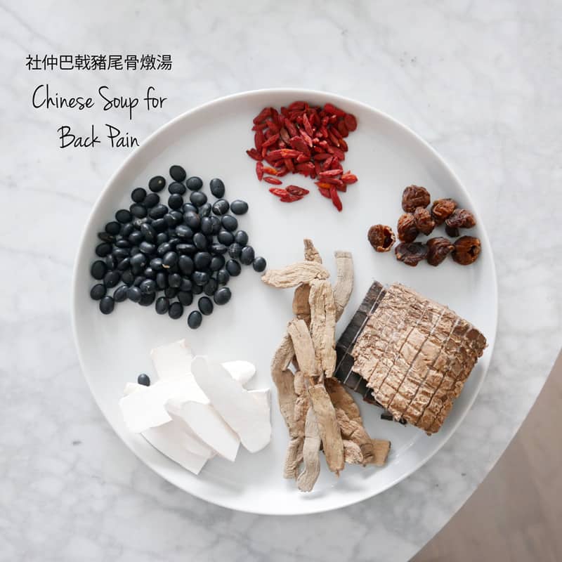 Traditional Chinese Soup For Back Pain Recipe 社仲巴戟豬尾骨燉湯