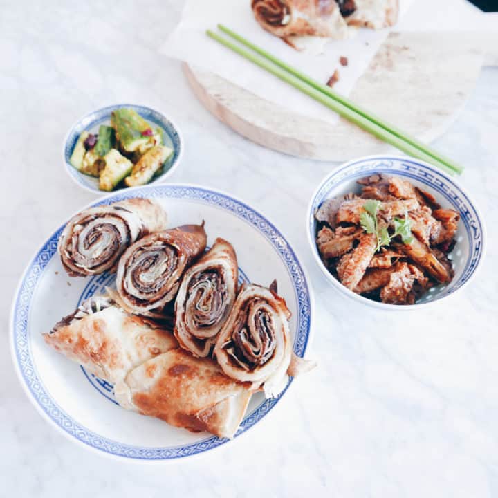 Taiwanese Beef Rolls InstantPot Recipe Pancake Crepes nomss.com food blog