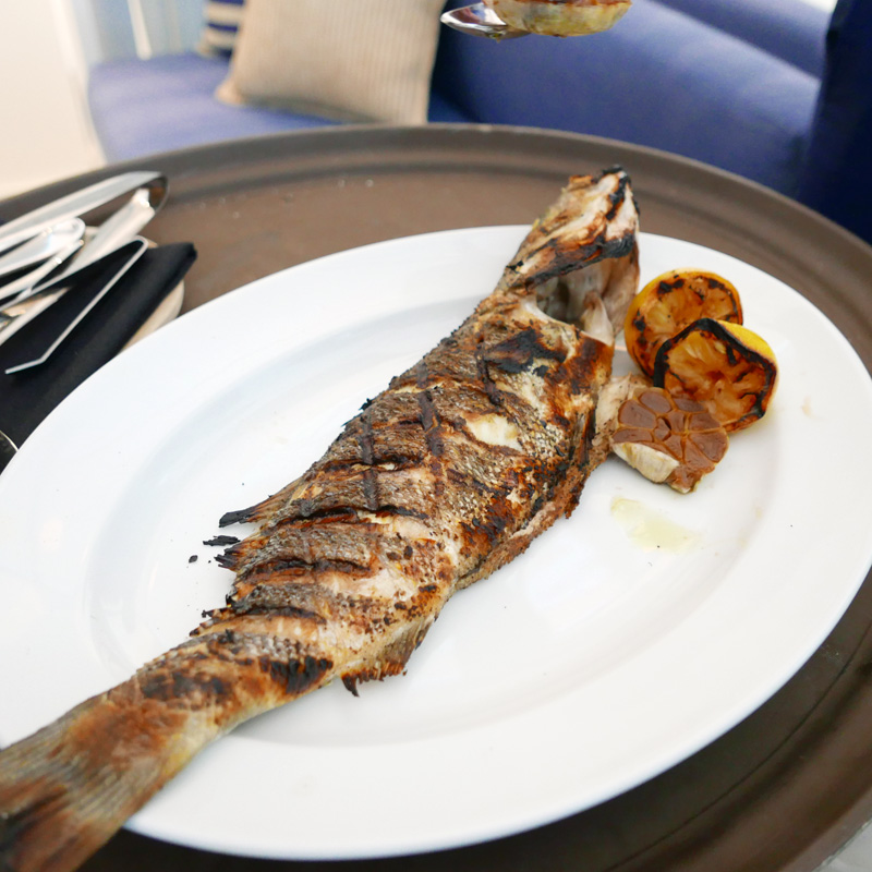 Hydra Estiatorio Mediterranean salt baked fish