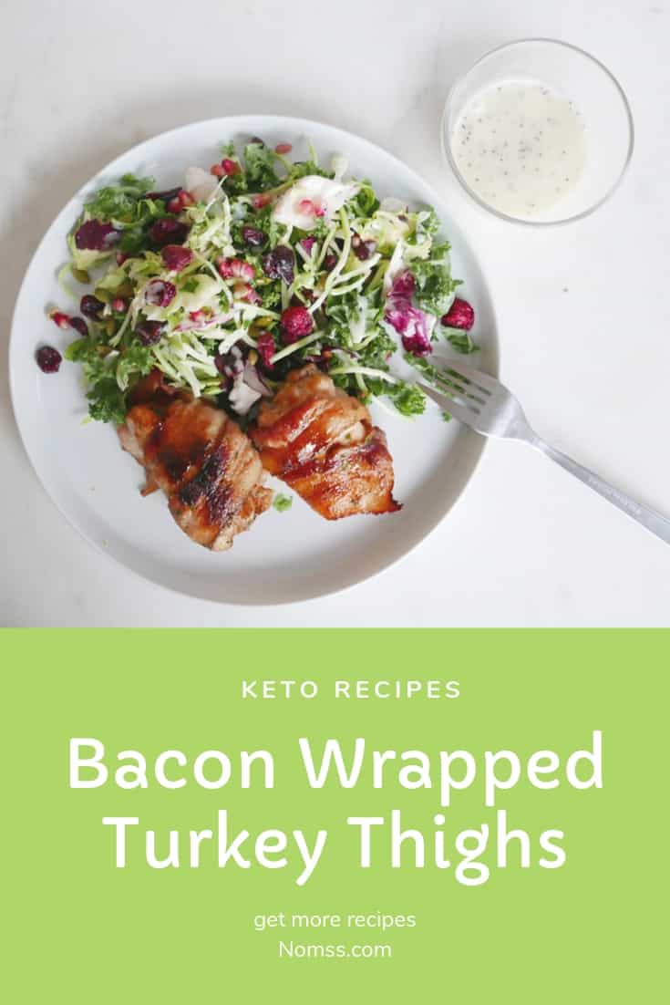 Bacon Wrapped Turkey Thighs | Easy Oven
