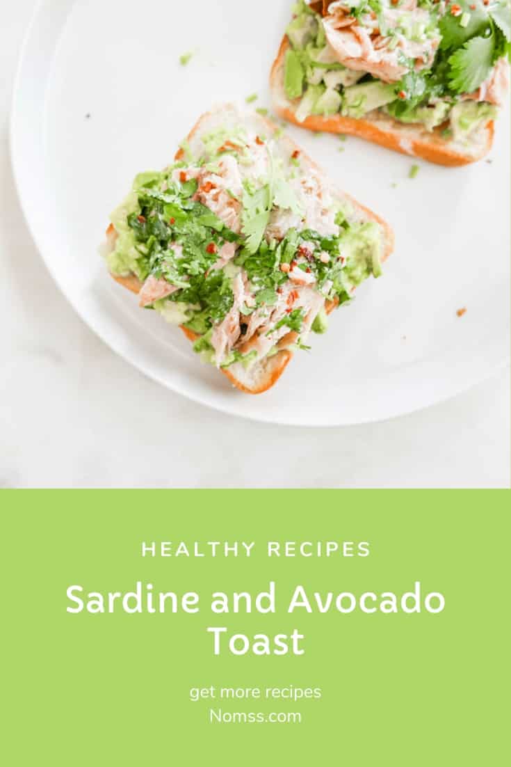 Sardine and Avocado Toast