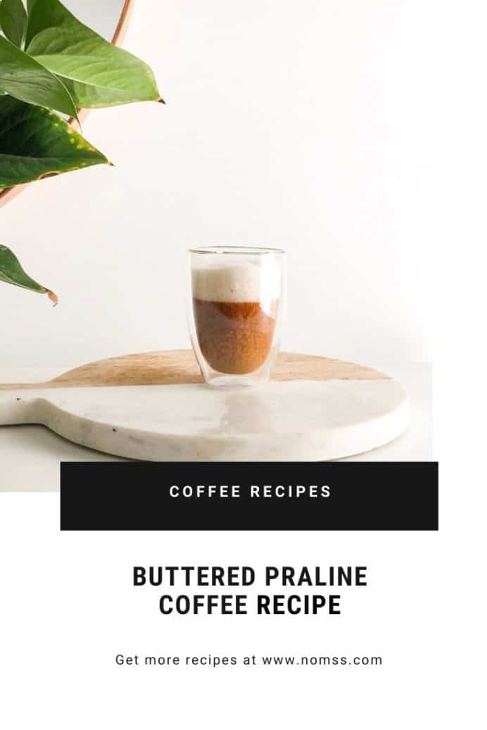 Buttered Praline Coffee Latte with Melitta Coffee