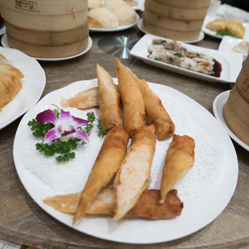 Yue Restaurant 鮑粵軒 Richmond | Deep Fried Shrimp and Cheese Spring Roll 蒜香芝士春卷