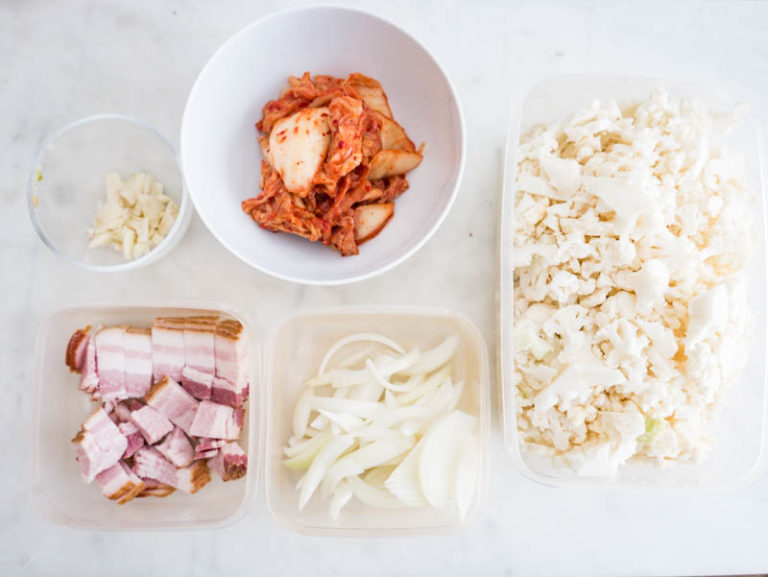 Kimchi Cauliflower Fried Rice Vegan, Vegetarian