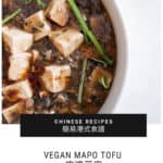 Not So Spicy Vegan Mapo Tofu 麻婆豆腐