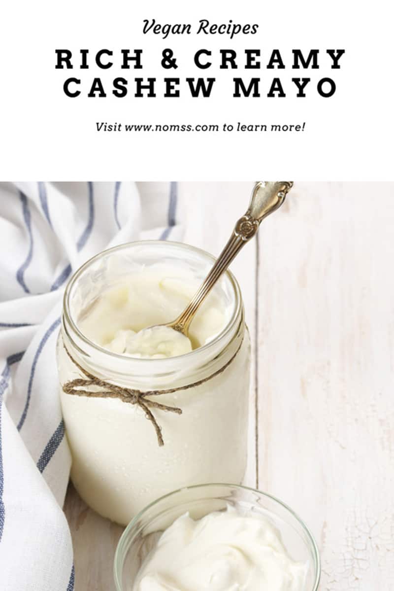 Creamy and Rich Vegan Cashew Mayo