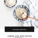 Lemon Coix Seed Barley Water Drink