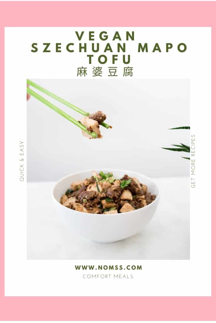 Szechuan Mapo Tofu 麻婆豆腐