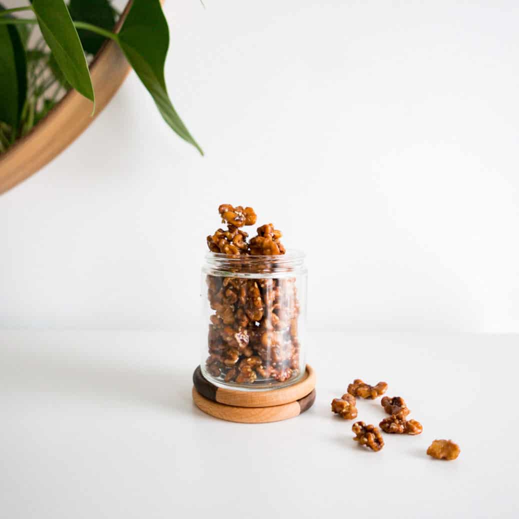 GINGERBREAD COOKIE CANDIED WALNUTS