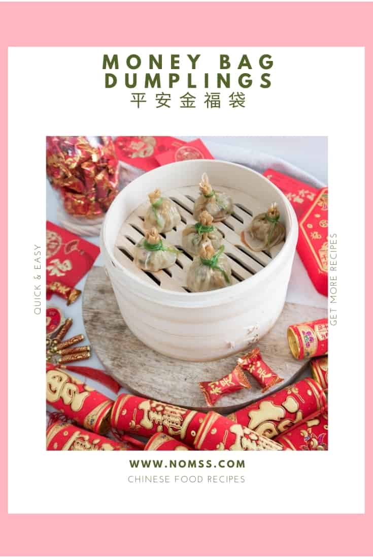 MONEY BAG DUMPLINGS 年菜平安金福袋