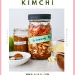 Quick Spicy Green Apple Kimchi (Vegan No Fish Sauce) pinterest