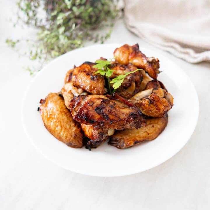 Air Fryer Soy Garlic Chicken Wings (EASY) 蒜蓉醬油雞翅 氣炸鍋
