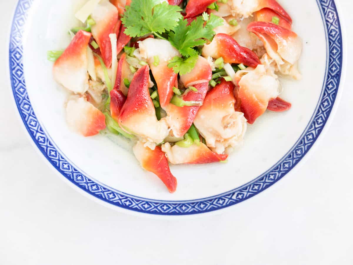 Easy Hokkigai Arctic Surf Clams Stir Fry 薑蔥北極貝小炒食譜