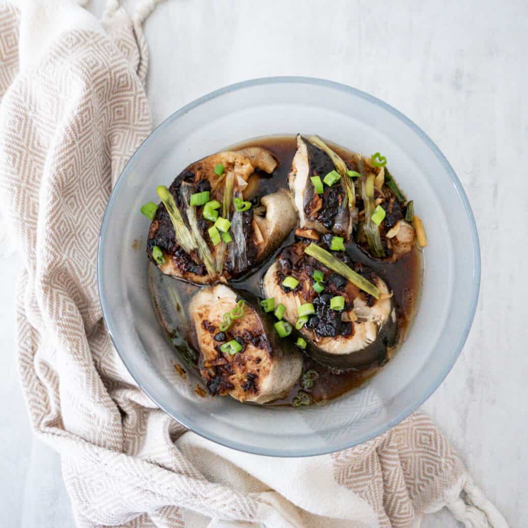 Cook Anyday Microwave Black Cod with Black Bean Sauce