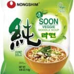 Nongshim Soon Veggie Noodle Soup.