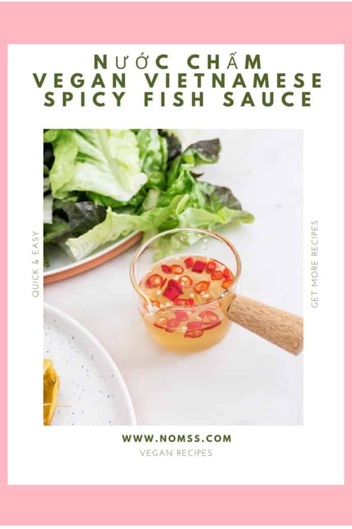 Nước Chấm | Vegan Vietnamese Spicy Fish Sauce