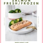 keto low calorie air fryer salmon from frozen