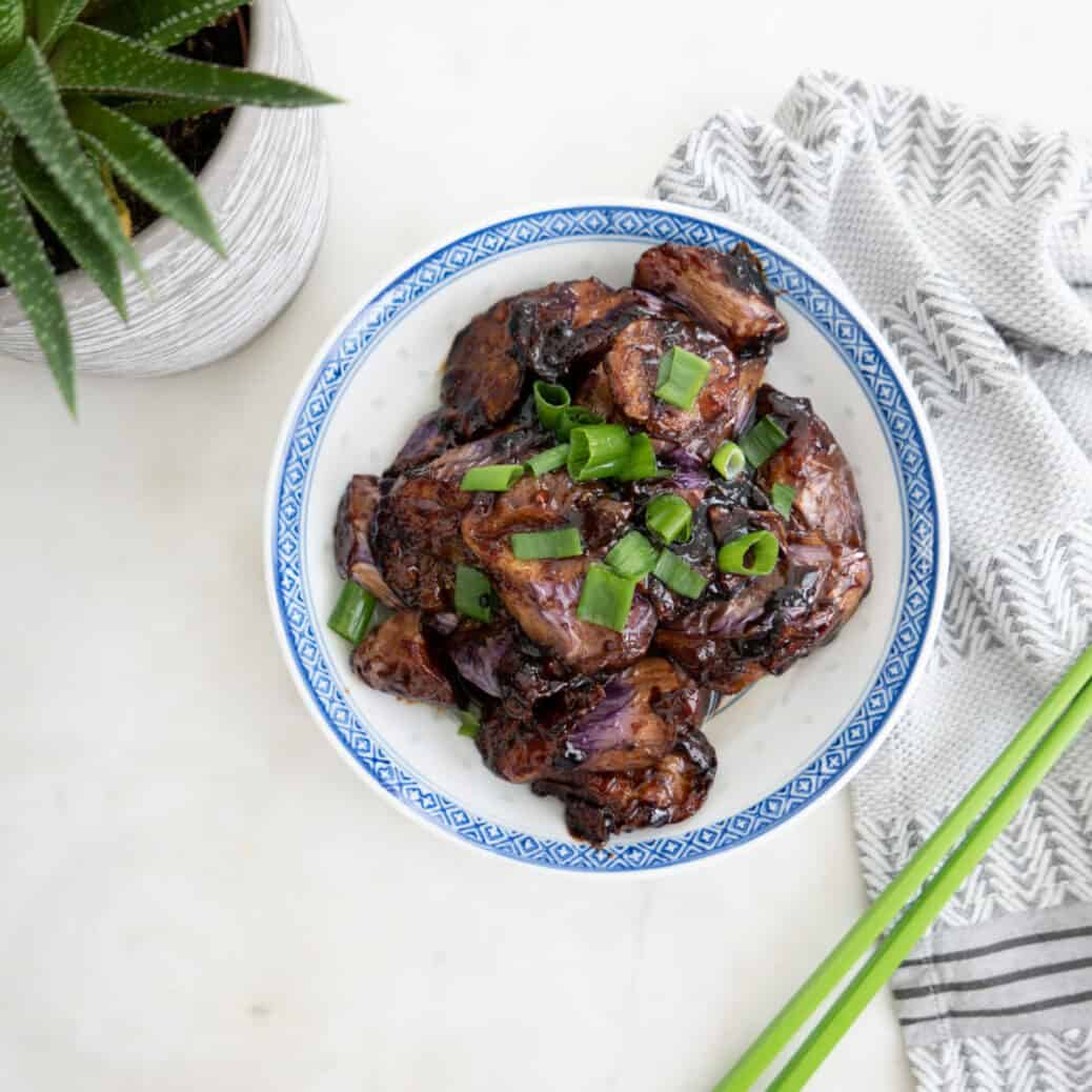 Chinese braised eggplant recipe 紅燒茄子
