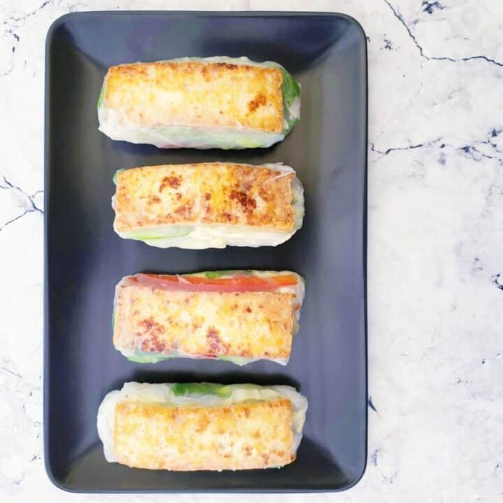 TOFU SPRING ROLLS (VIETNAMESE SUMMER ROLLS)