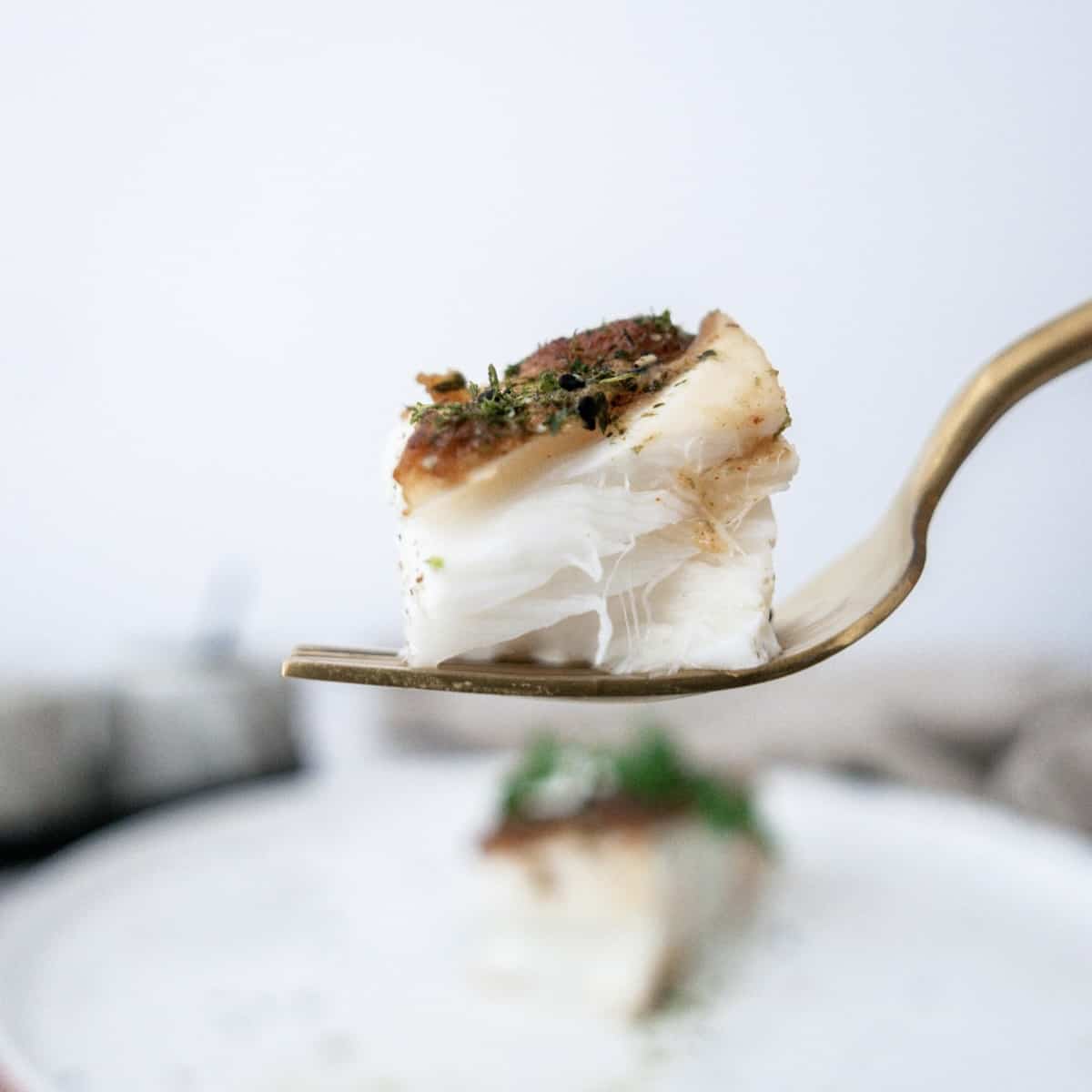 Air Fryer Miso Glazed Halibut (Easy)