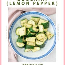 Easy Air Fryer Zucchini (Lemon Pepper)