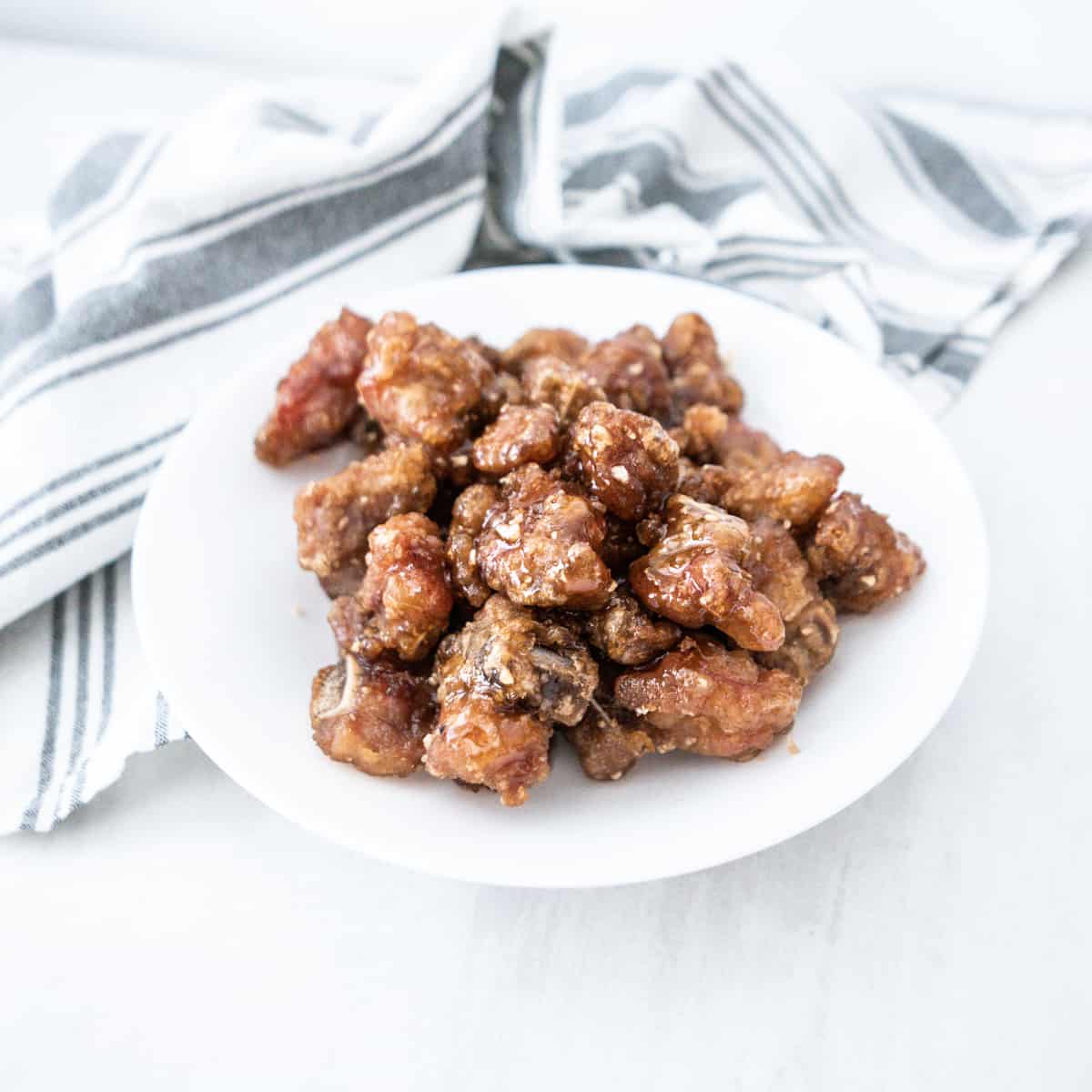 蒜子蜜汁骨 Chinese Honey Garlic Pork Ribs (Air Fry)