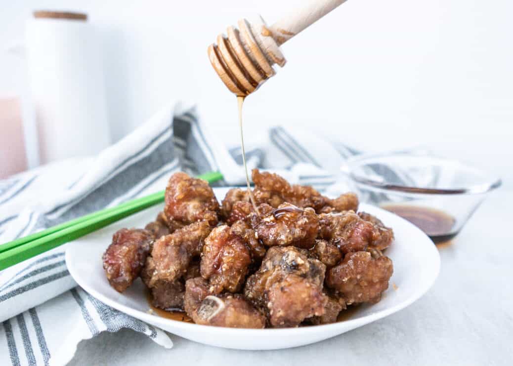 Honey Garlic Pork Ribs (Air Fry) 蒜子蜜汁骨