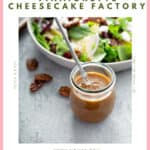 Balsamic Vinaigrette Recipe Cheesecake Factory Copycat nomss
