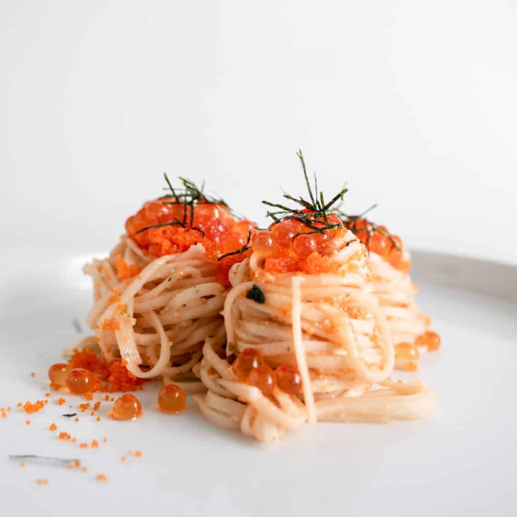 Easy Japanese Mentaiko Spaghetti 明太子パスタ