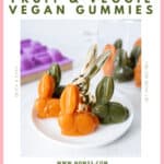 Easy Healthy Fruit & Vegetable Vegan Homemade Gummies