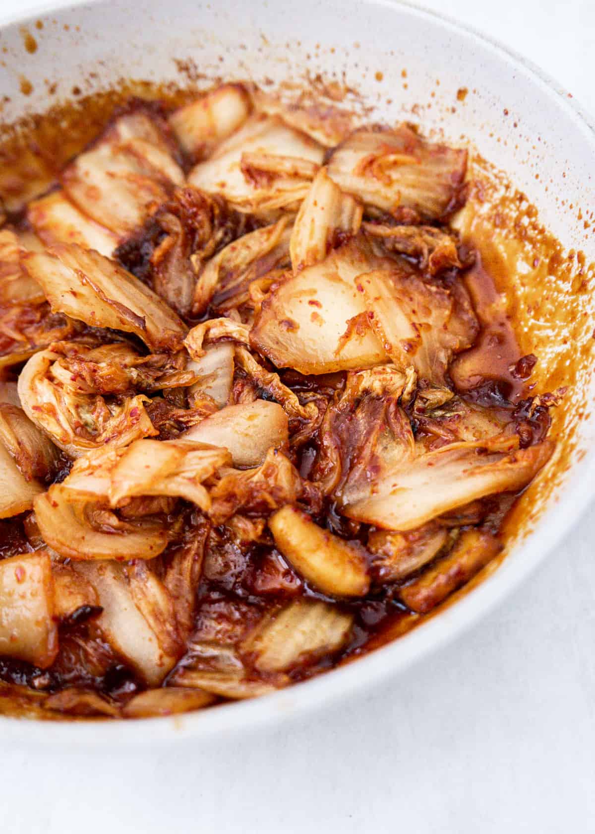Easy Caramelized Kimchi Recipe (Brown Butter Sugar)