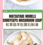 Wild Matsutake Morel and Cordyceps Mushroom Soup 松茸菇羊肚菌石斛養生湯