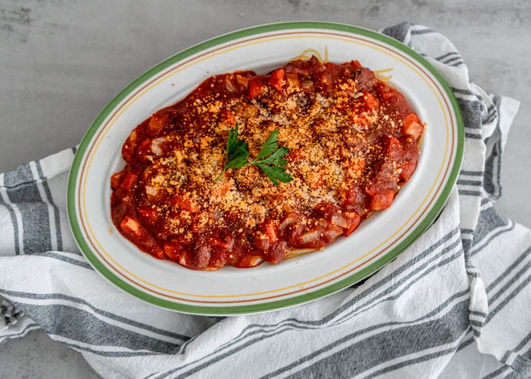 Hong Kong Style Baked Spaghetti Bolognese 焗肉醬意粉