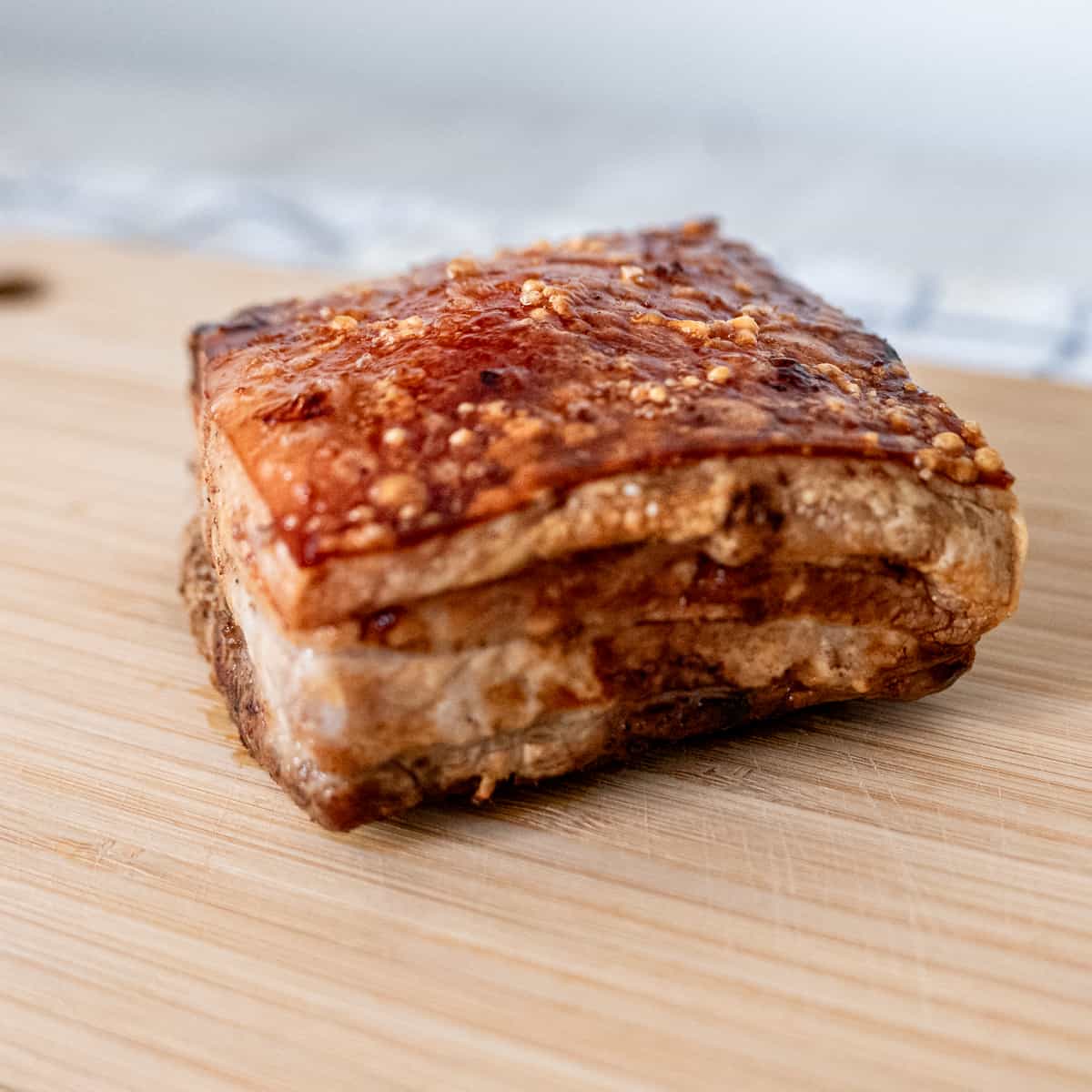 homemade Crispy Chinese Air Fryer Roast Pork Belly 氣炸鍋脆皮燒肉