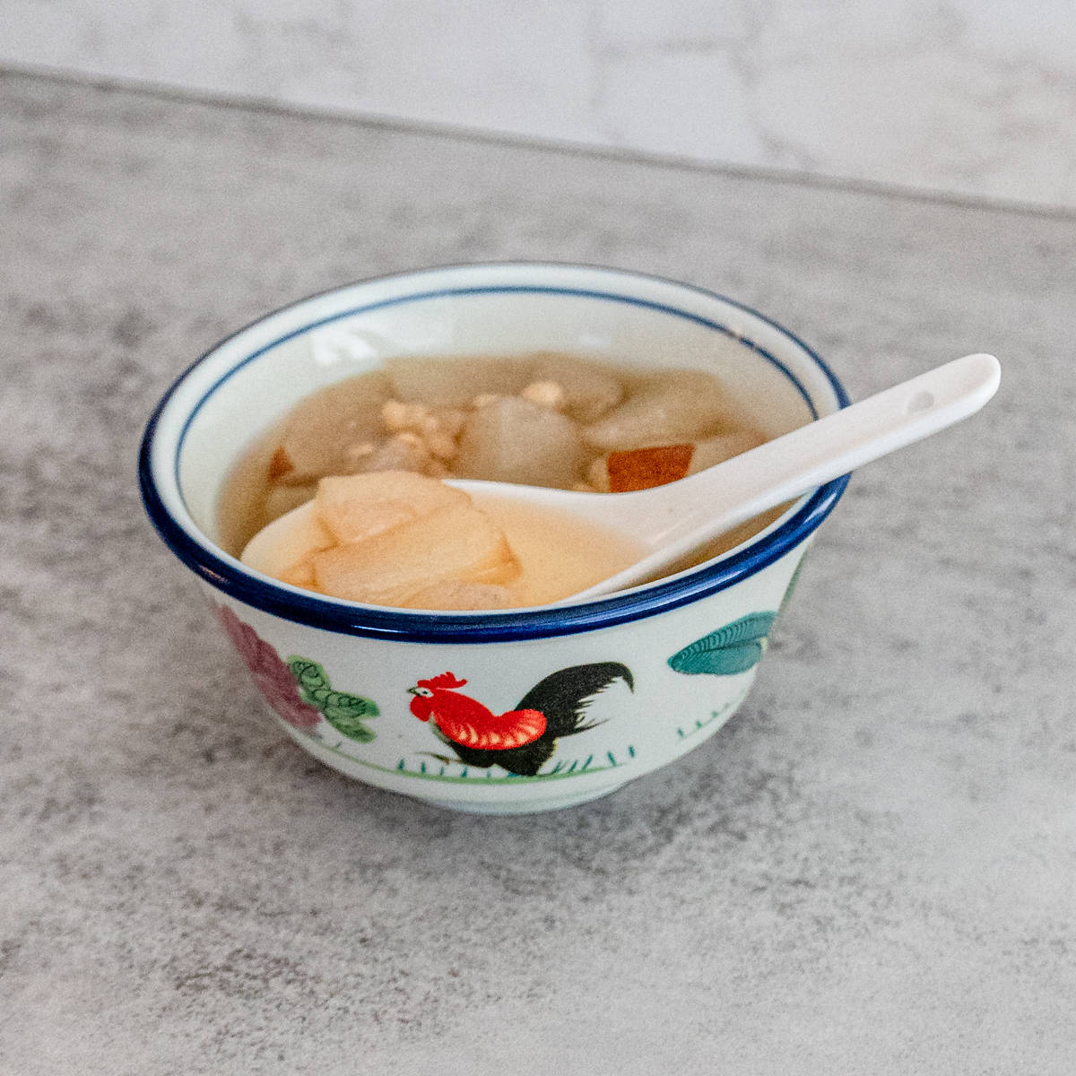 Double-Steamed Snow Pear with Fritillaria Bulb Recipe 川貝燉雪梨