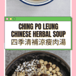 Ching Bo Leung With Pork Chinese Herbal Soup 四季清補涼瘦肉湯