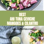 Best Ahi Tuna Ceviche with Fresh Cilantro and Mangoes