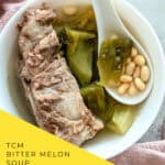 Discover this authentic bitter melon soup recipe with pork ribs and pickled greens. Traditional Chinese medicine cooling soup perfect for summer heat. Ready in 3 hours!