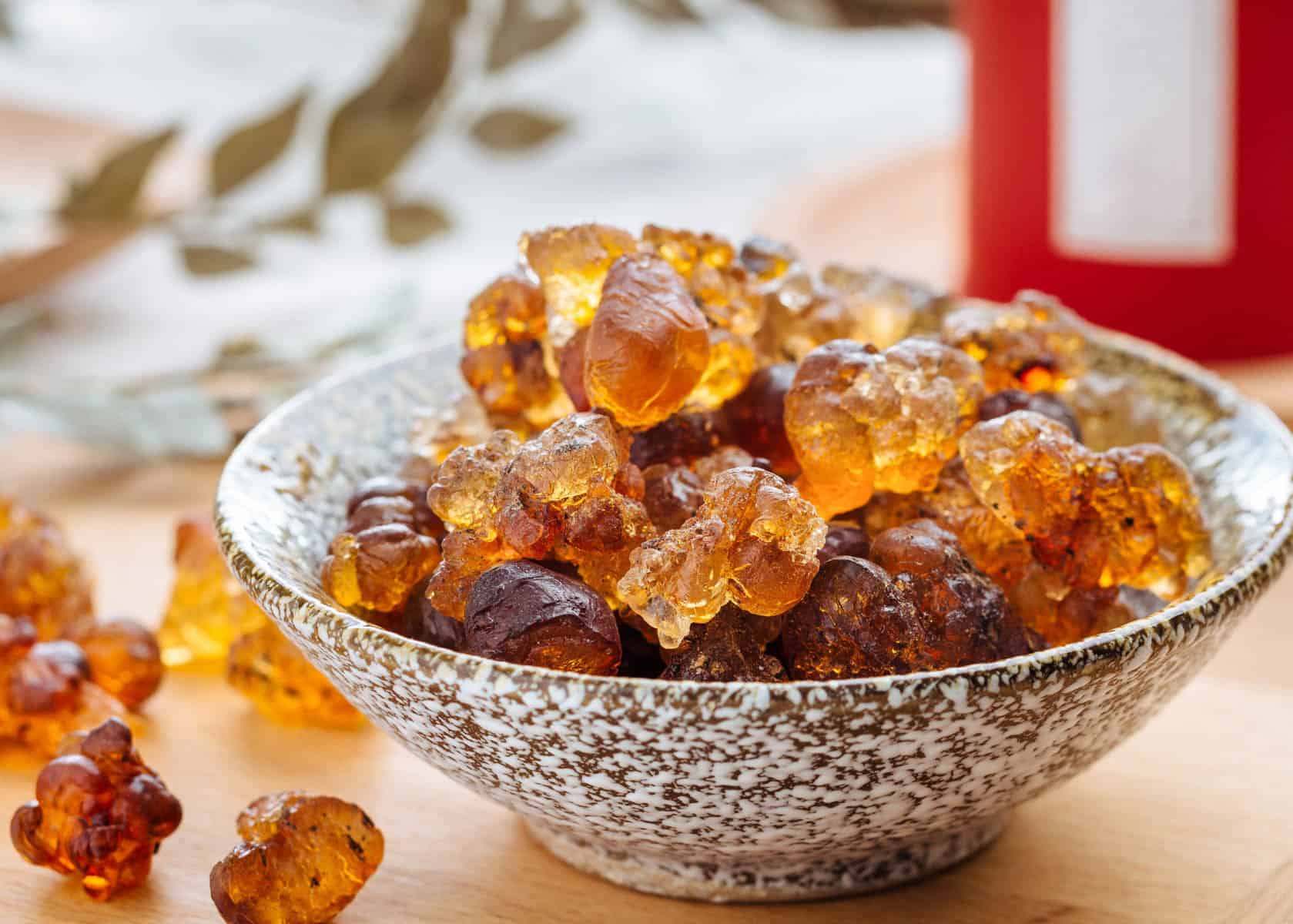 peach-gum-resin-close-up