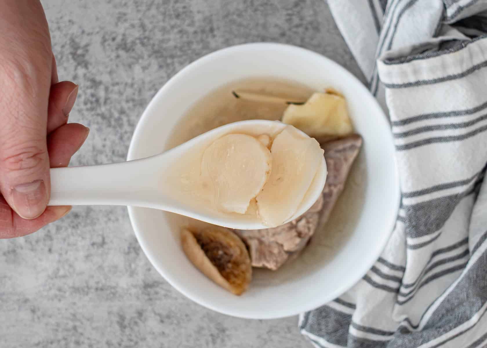 Easy TCM Soup for PMS | Sea Coconut & Chinese Yam Recipe