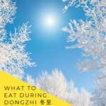 Dongzhi 冬至 Winter Solstice TCM food guide kidney yang warming soup recipes for Canadian families, nomss.com