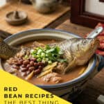 Cloudy white broth from TCM adzuki bean and carp soup 赤小豆鲤鱼汤, Chinese medicinal soup for bloating and emotional recovery nomss.com