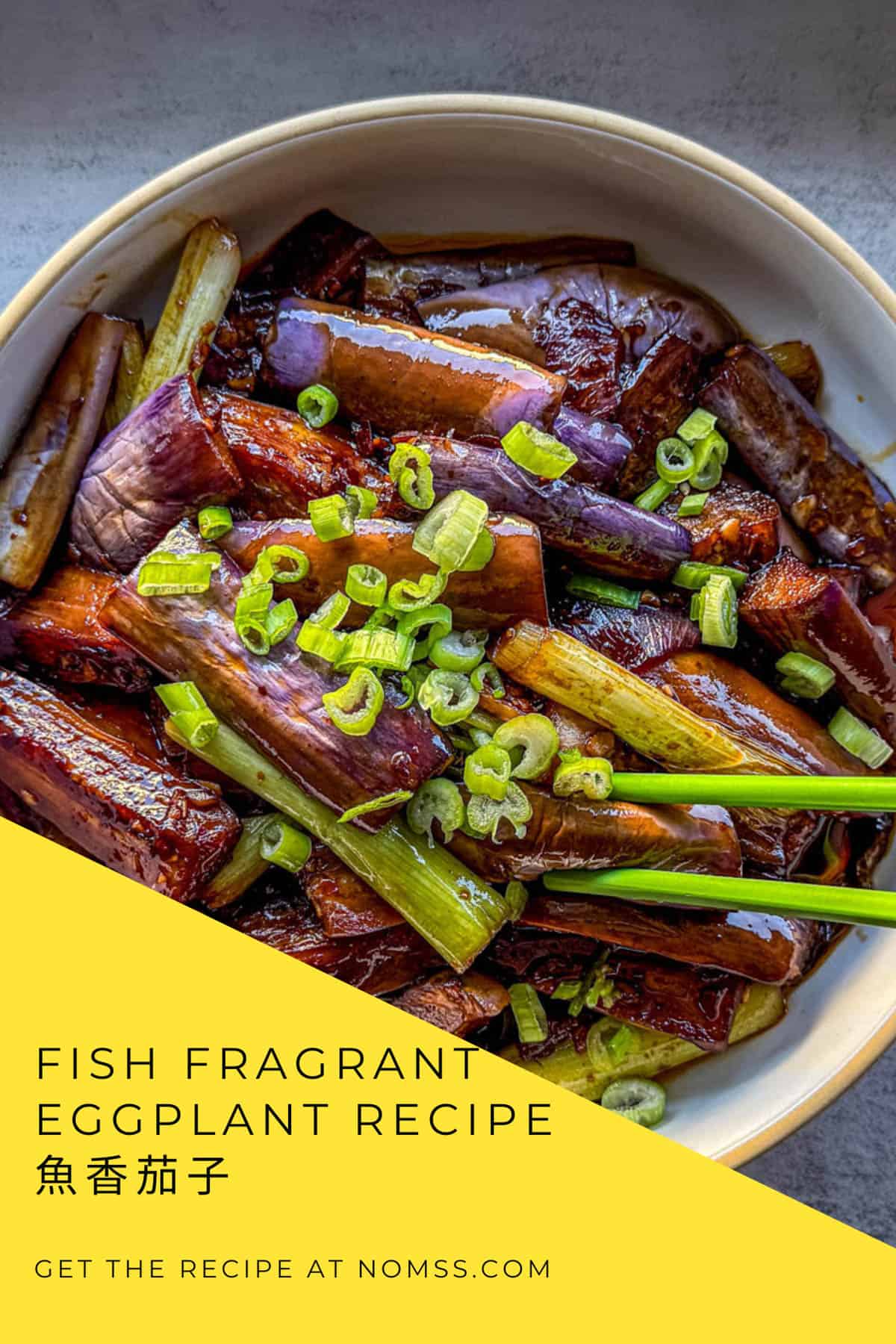 Doubanjiang sauce cooked spicy eggplant stir fry