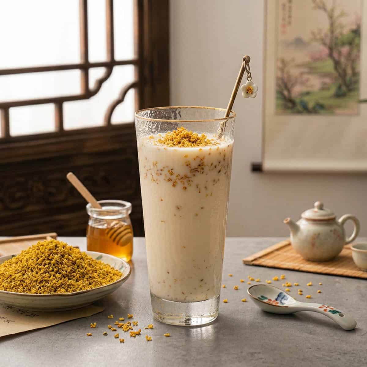 $1 Osmanthus Latte at Home: Skip the $7 café version. T&T and Costco sourcing plus freezer prep for the whole family.